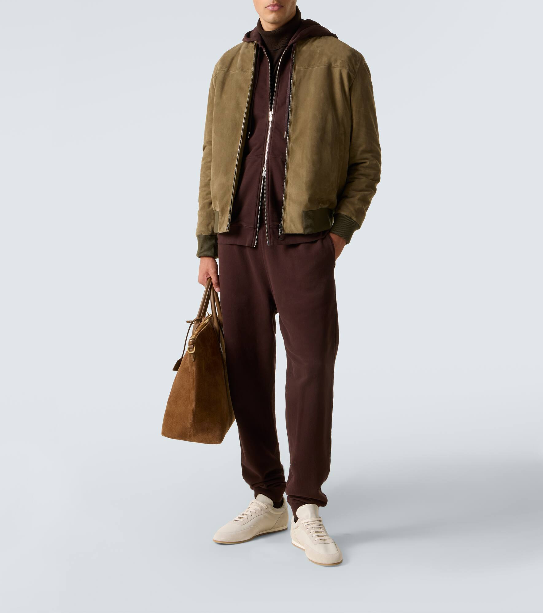 Loopback cotton hoodie - 2