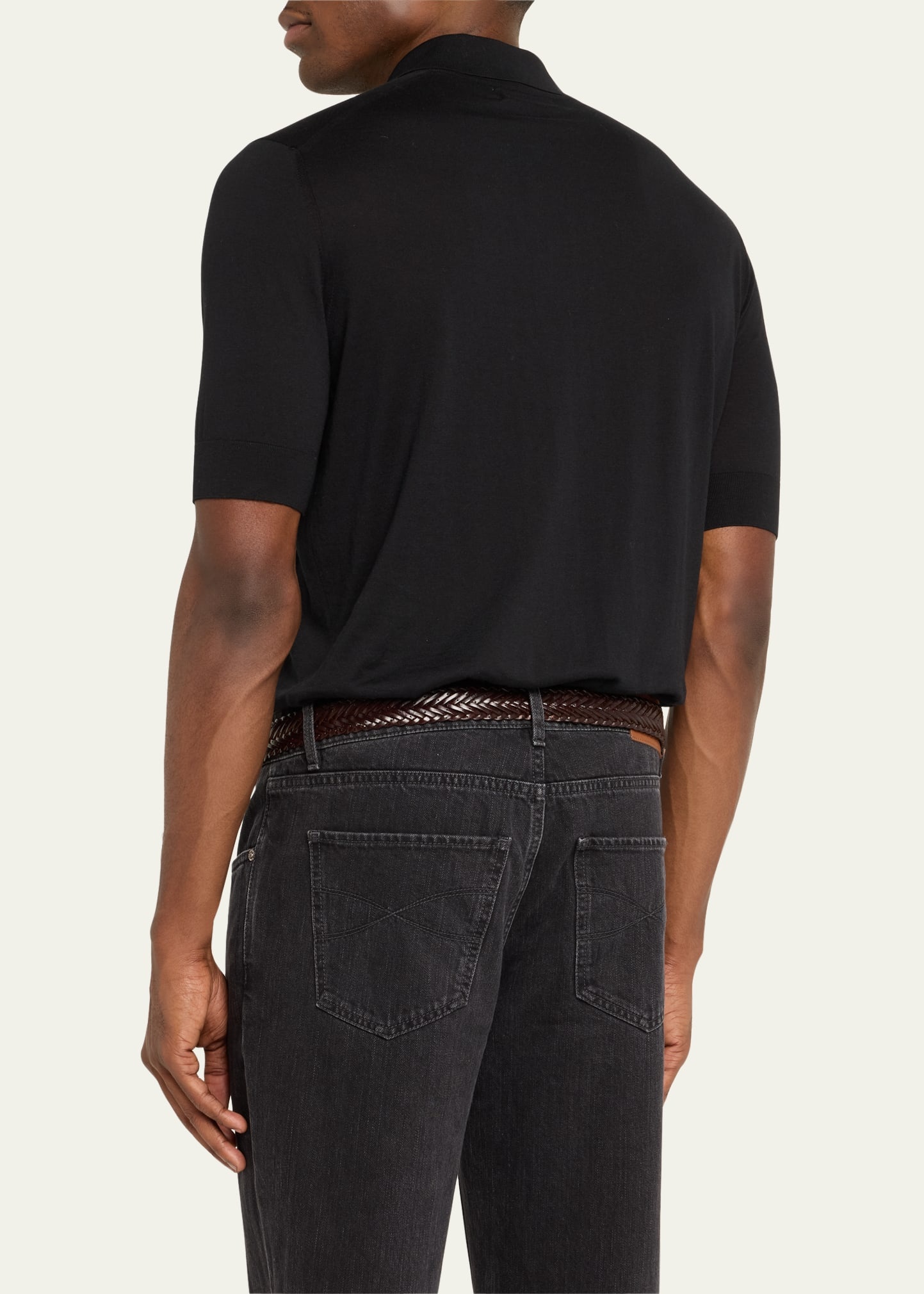Men's Cotton-Silk Polo Shirt - 3