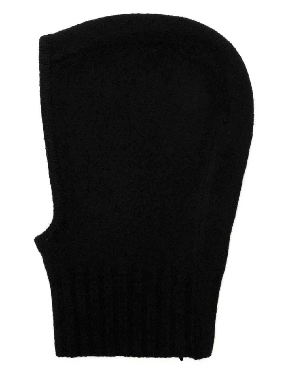 ribbed-trim wool balaclava - 1