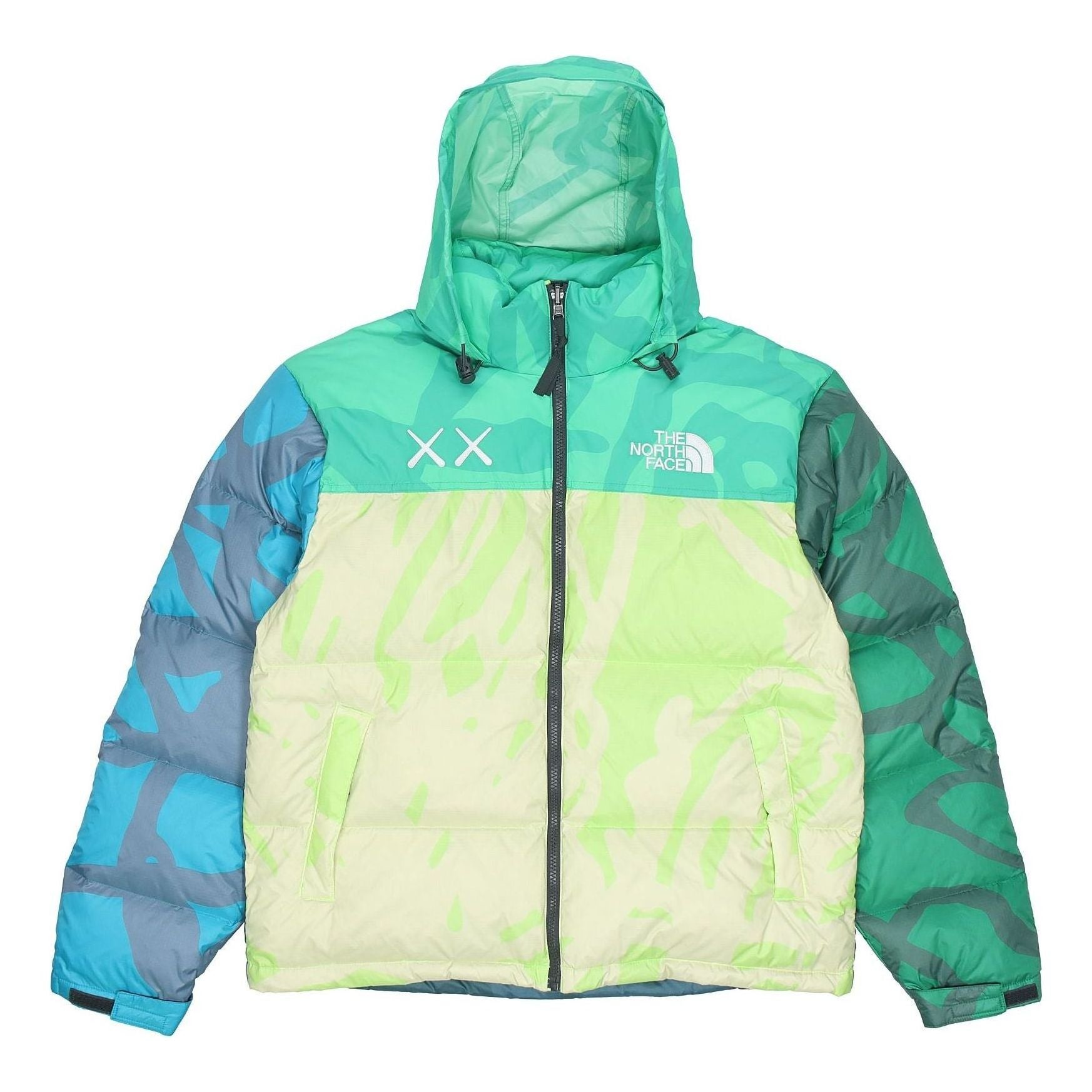 THE NORTH FACE X Kaws 1996 Nuptse 700 Jacket 'Green' NF0A7WLU-75B - 1