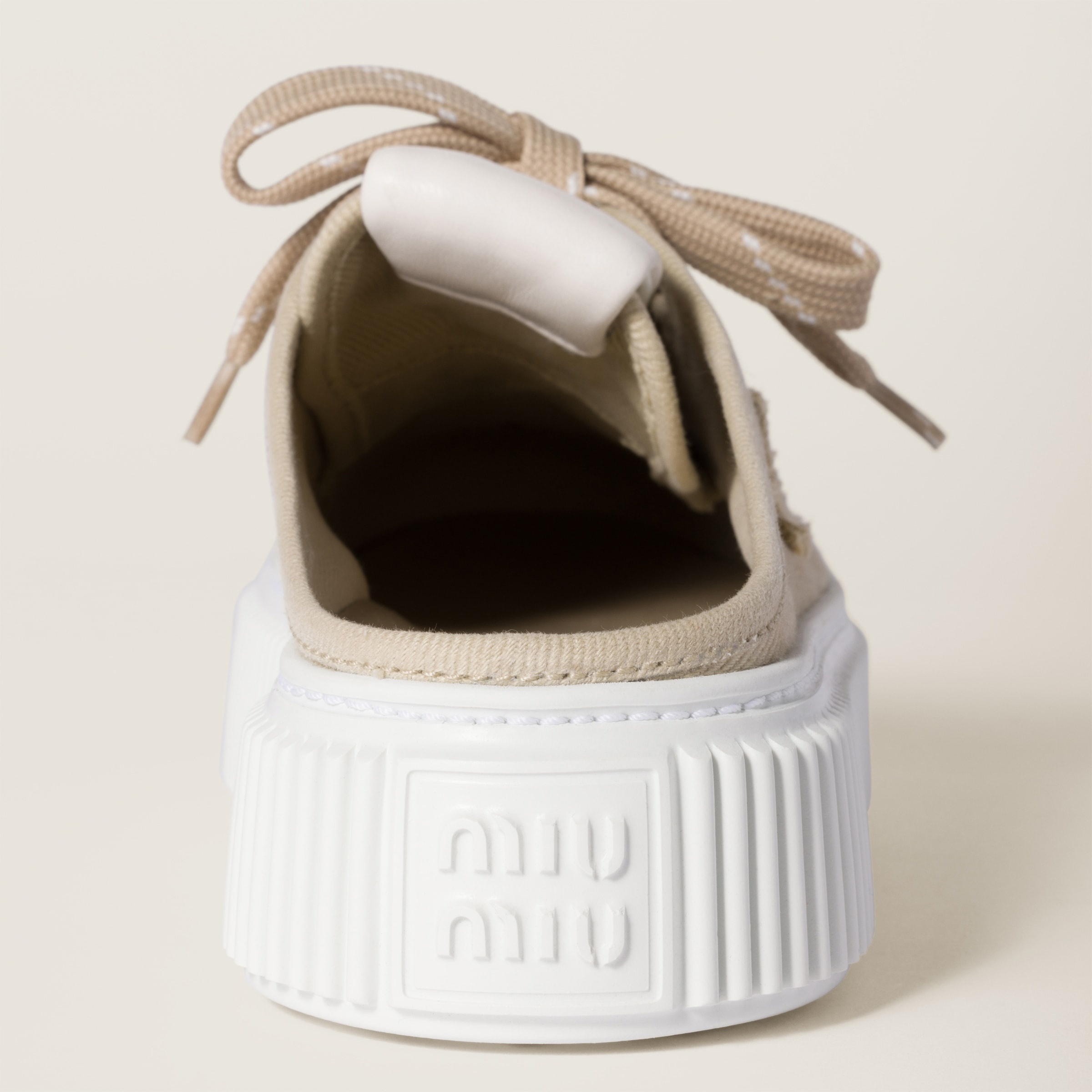 Denim sneaker mules - 3
