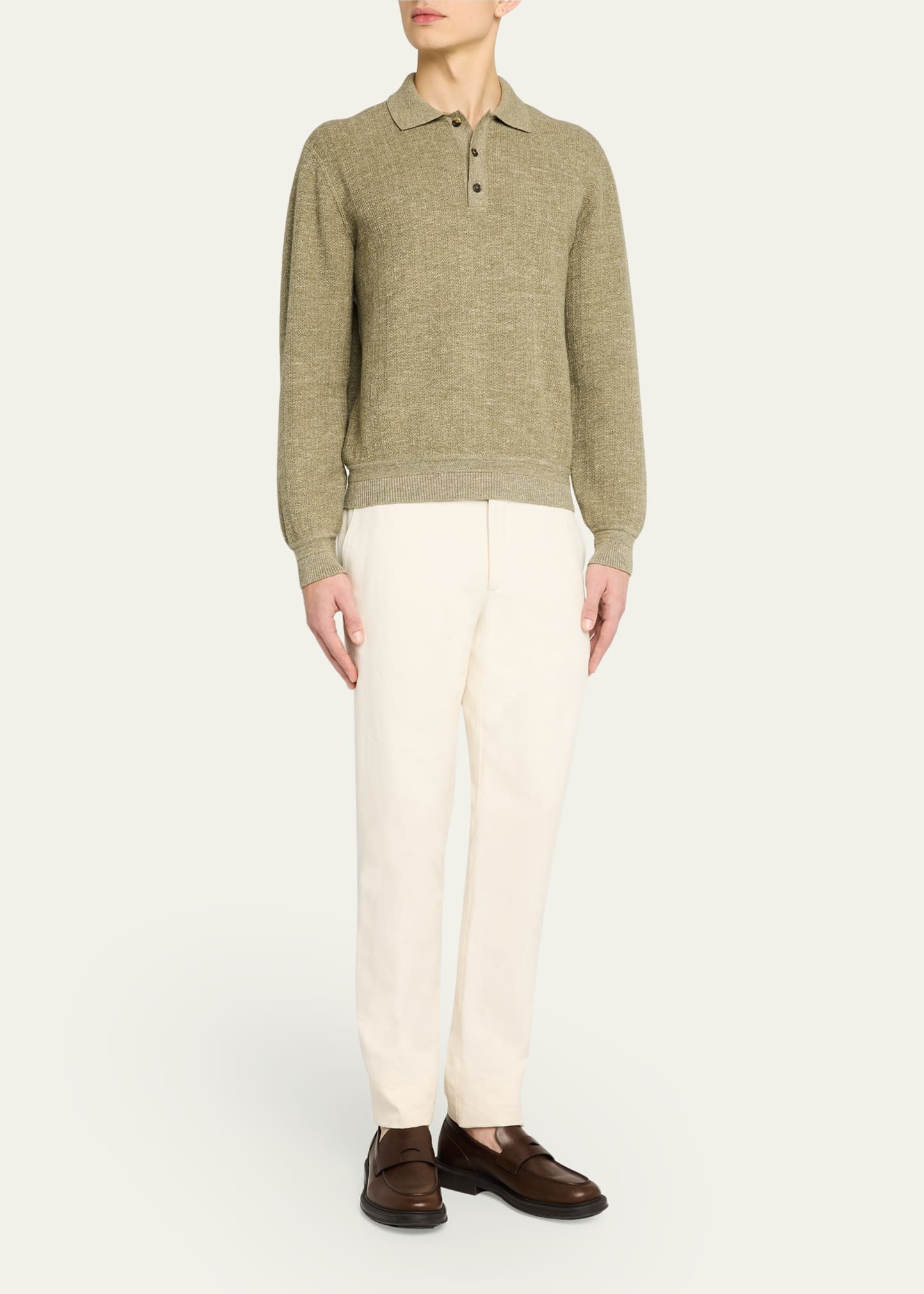 Men's Cellina Mouline Polo Sweater - 2
