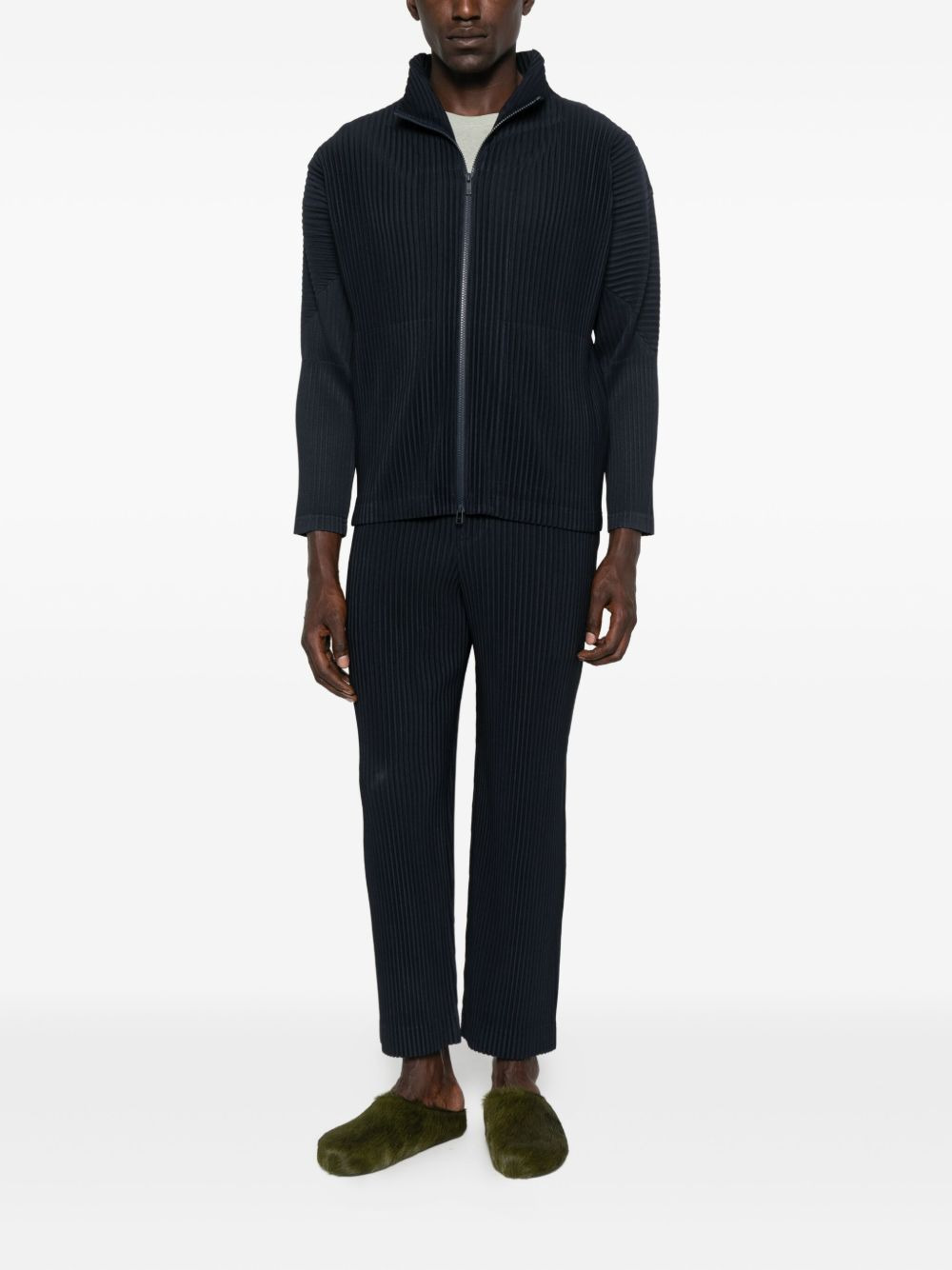 plissé elasticated trousers - 2