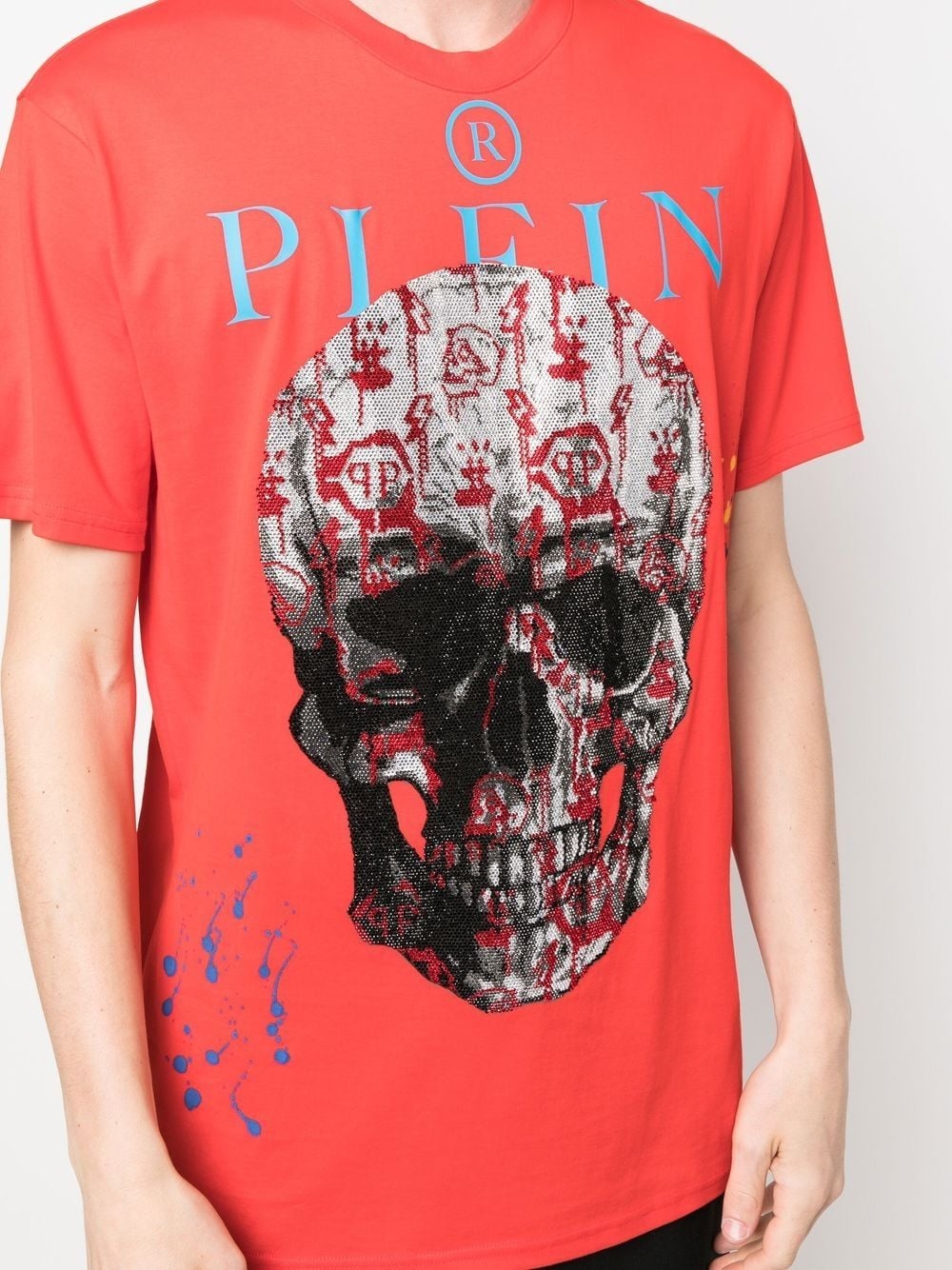 skull-print short-sleeve T-shirt - 5