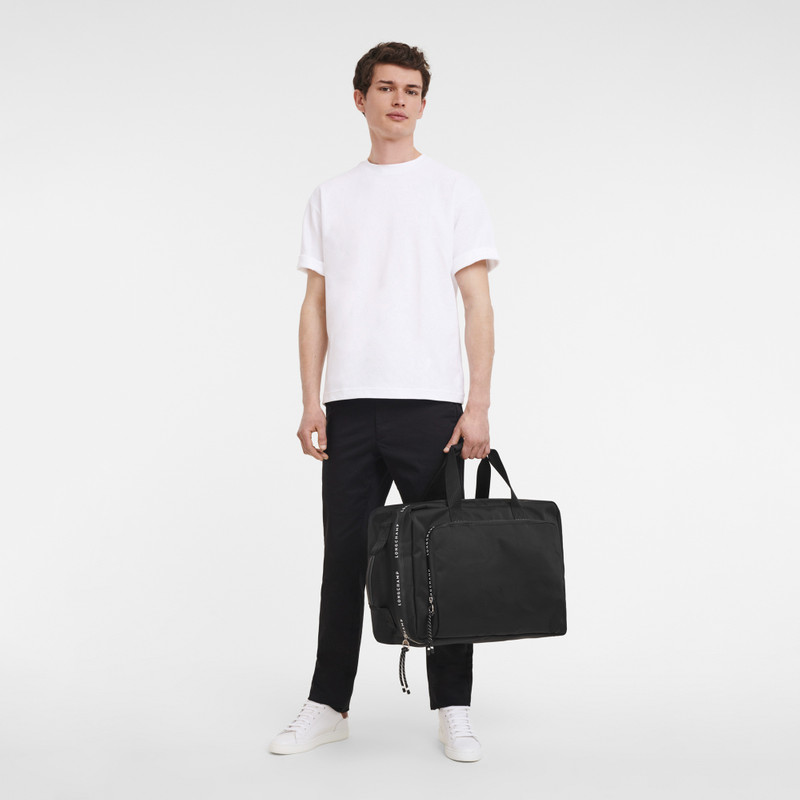 Le Pliage Energy S Travel bag Black - Recycled canvas 6