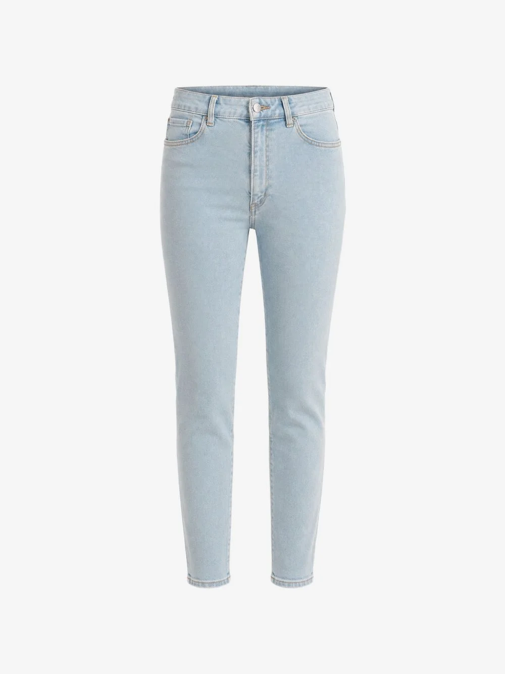 skinny-fit jeans in aqua stretch denim - 1