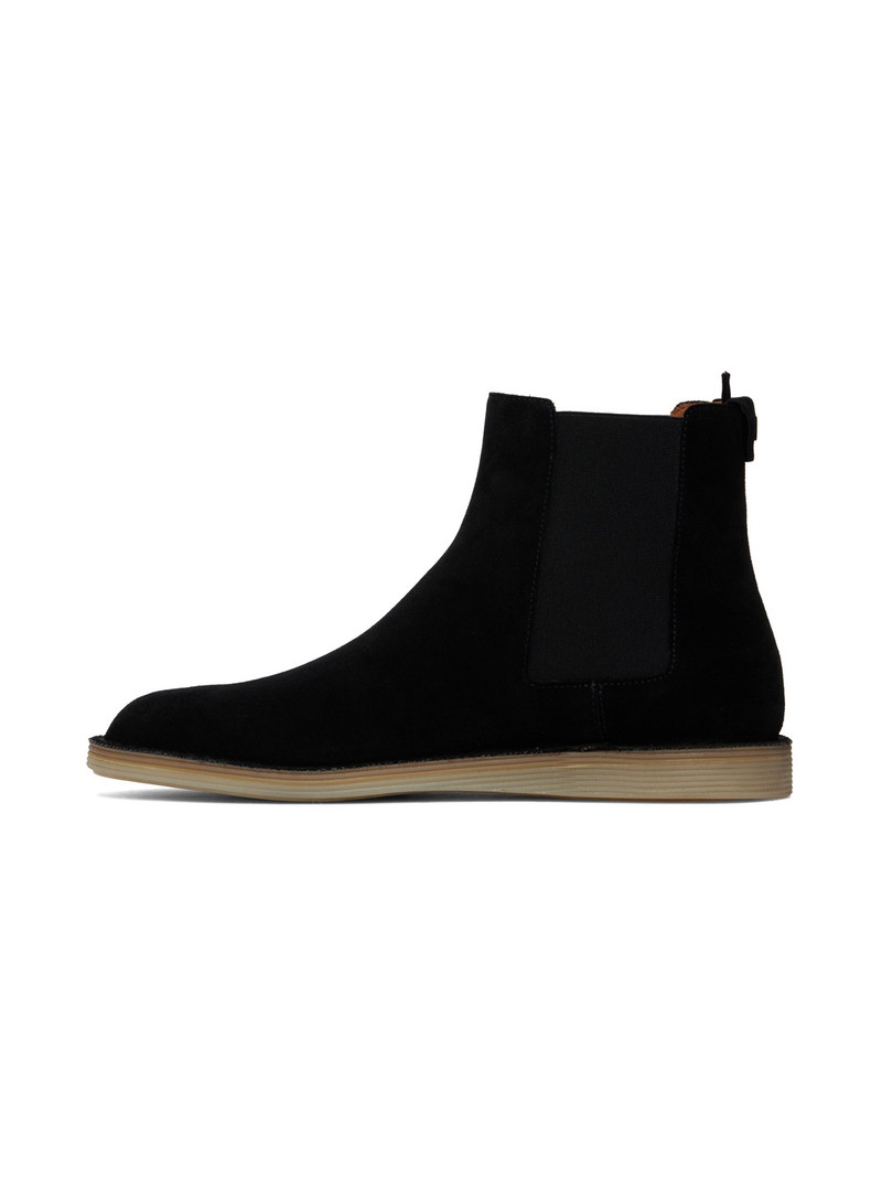 Black Florio Ideal Suede Chelsea Boots 3