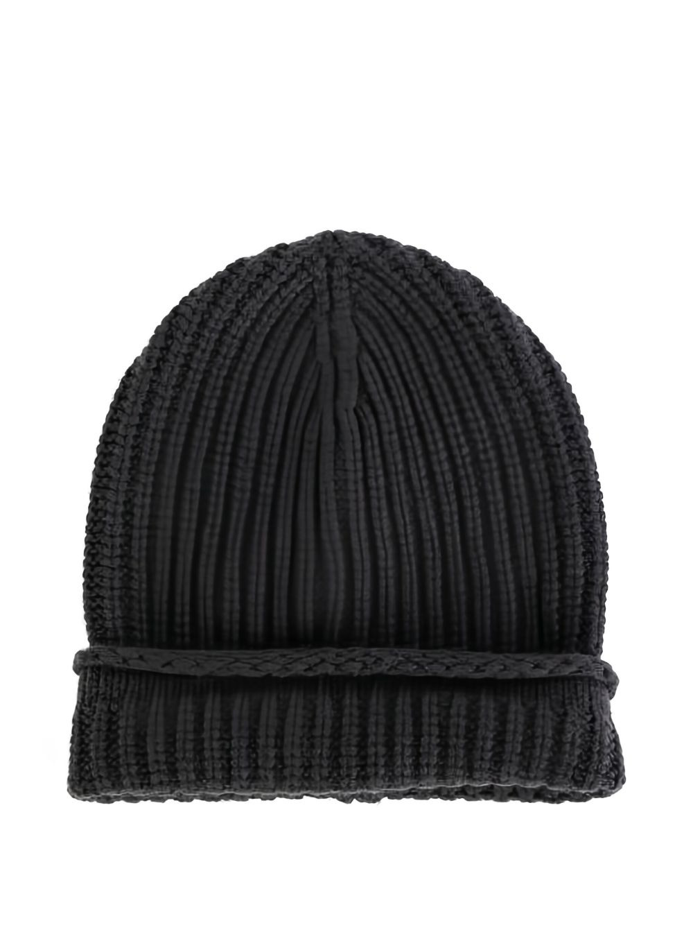 ribbed roll-up beanie - 2