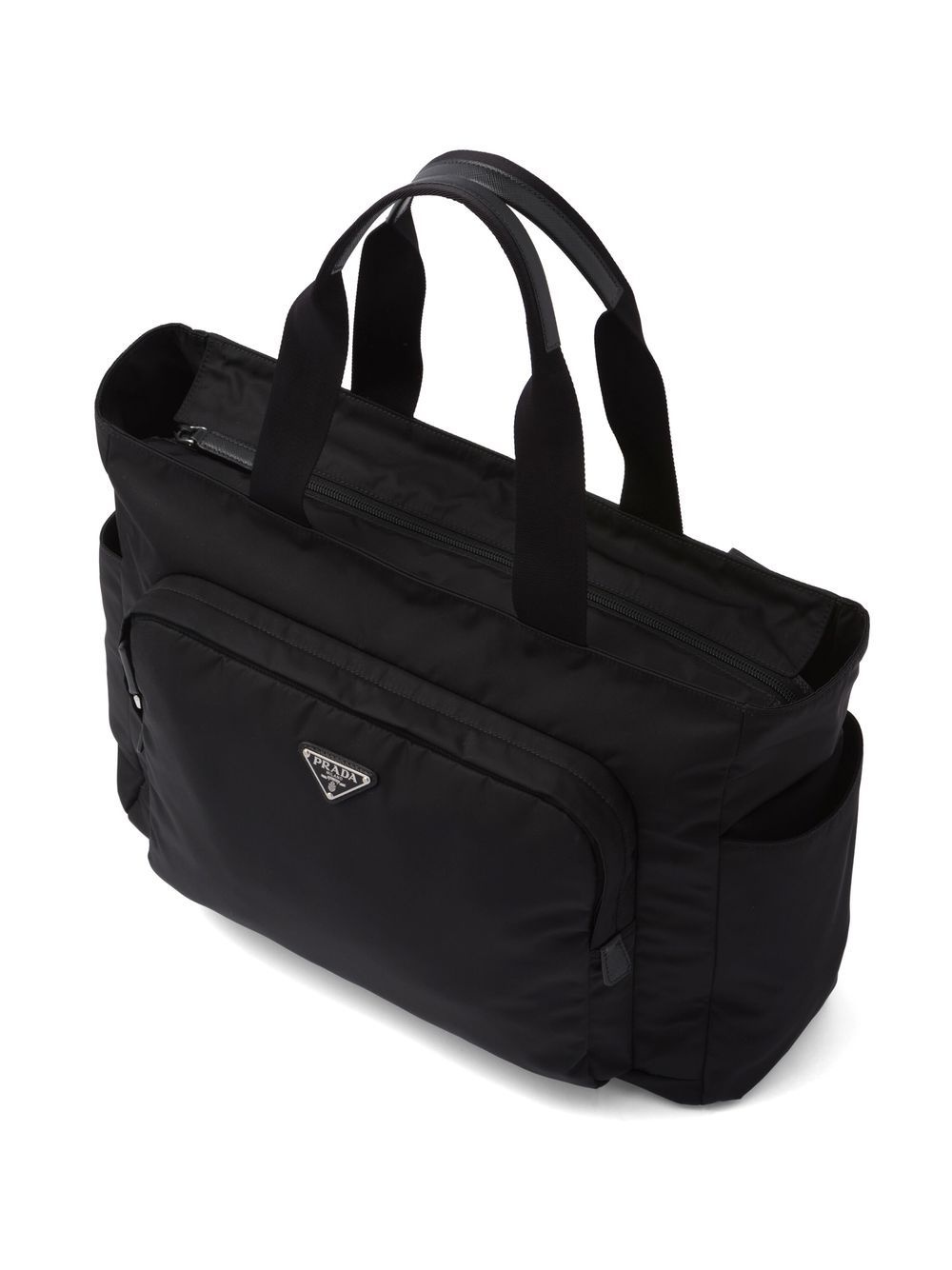Saffiano leather recycled tote bag - 4