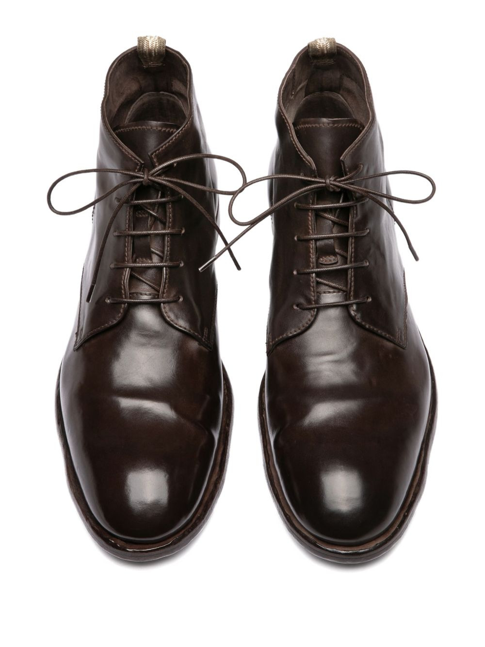 Sound lace-up leather boots - 5