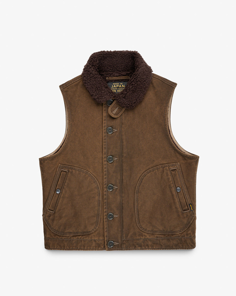 12OZ DUCK N1 DECK VEST - BROWN 1