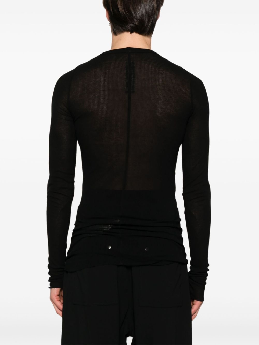 ribbed T-shirt - 3