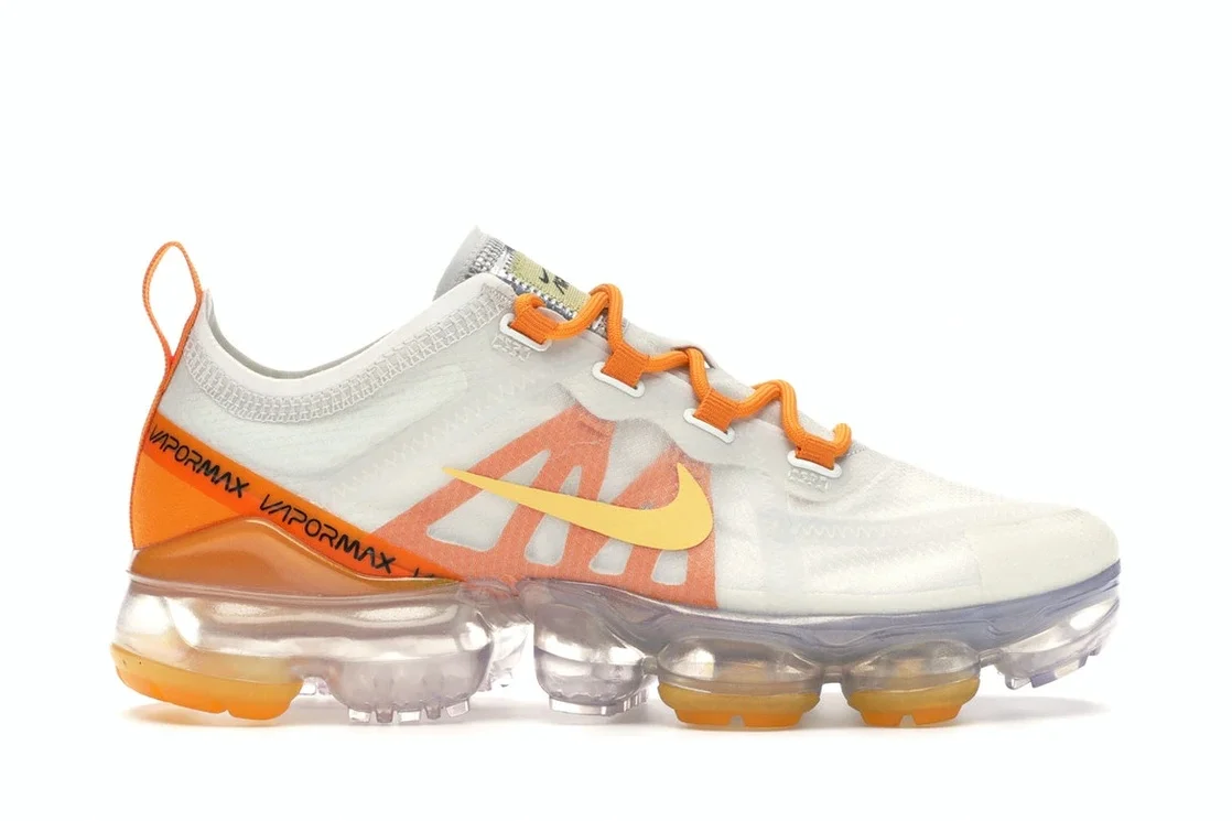 Nike Air VaporMax 2019 White Orange Peel (W) - 1