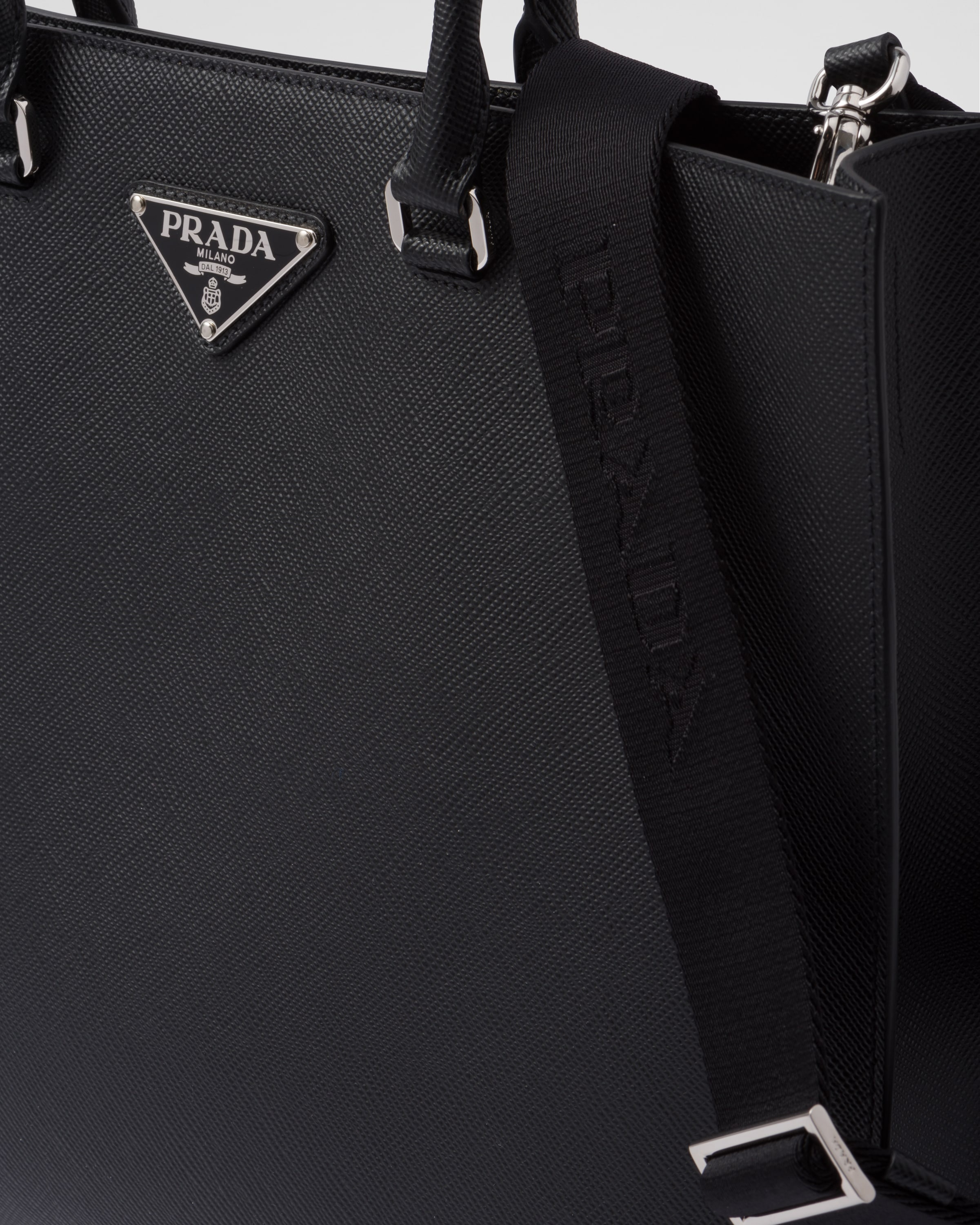 Saffiano leather tote bag - 6