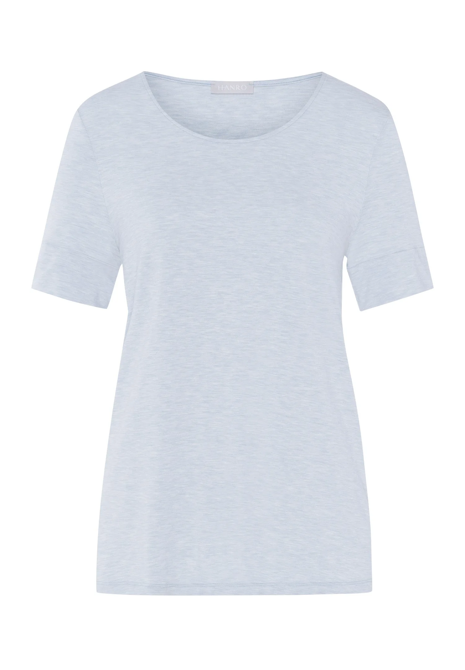 Natural Elegance Relaxed Round Neck Top - 1