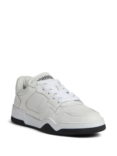DSQUARED2 perforated lace-up sneakers outlook