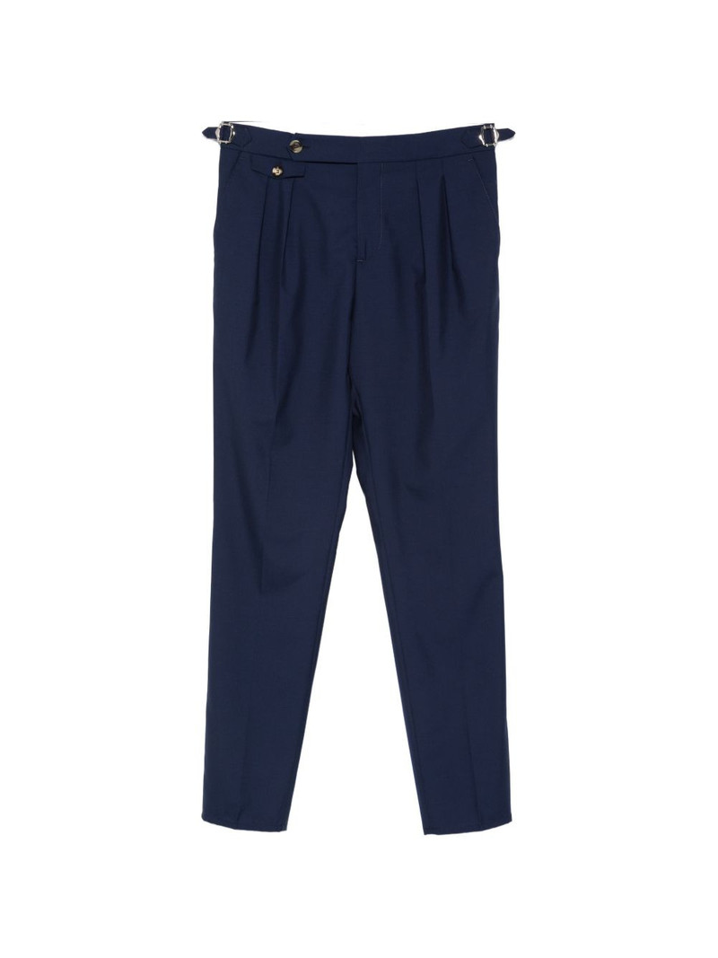 pleated buckle trousers 1