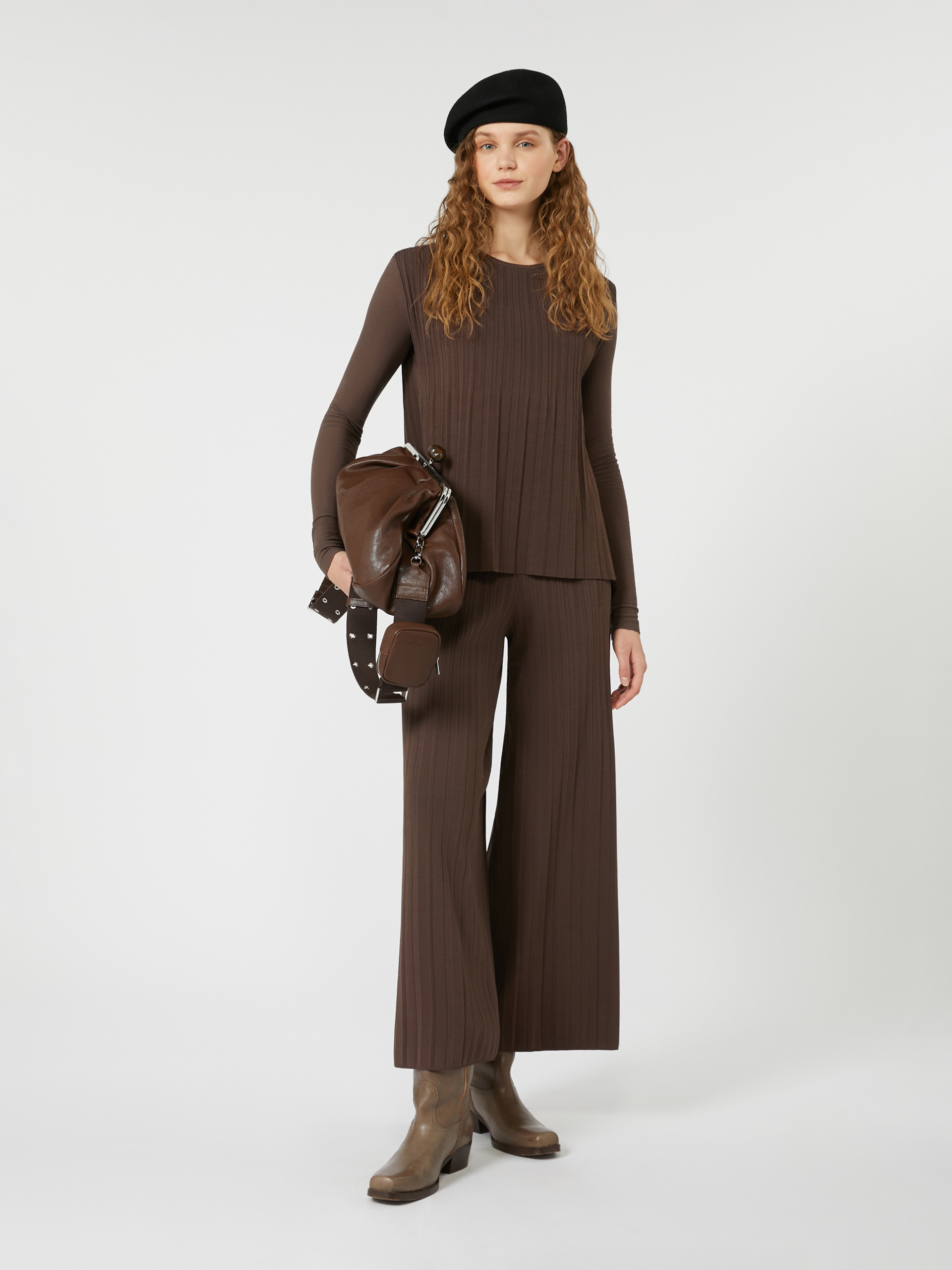 VINCITA Crepe jersey T-shirt - 2