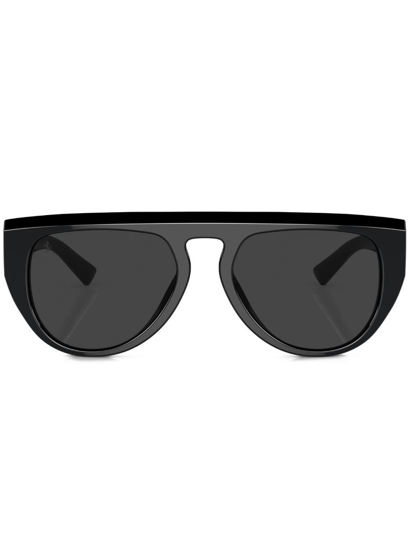 oval-frame sunglasses 1