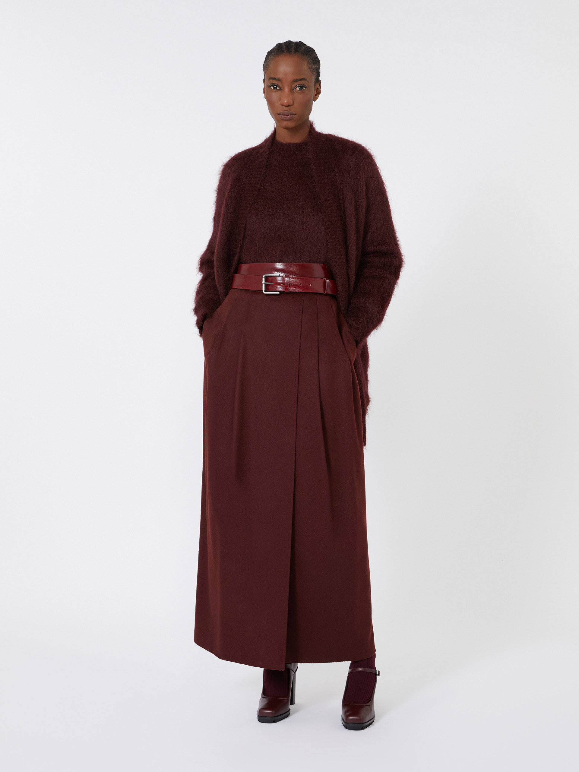 ZATTERA Long camel skirt - 2
