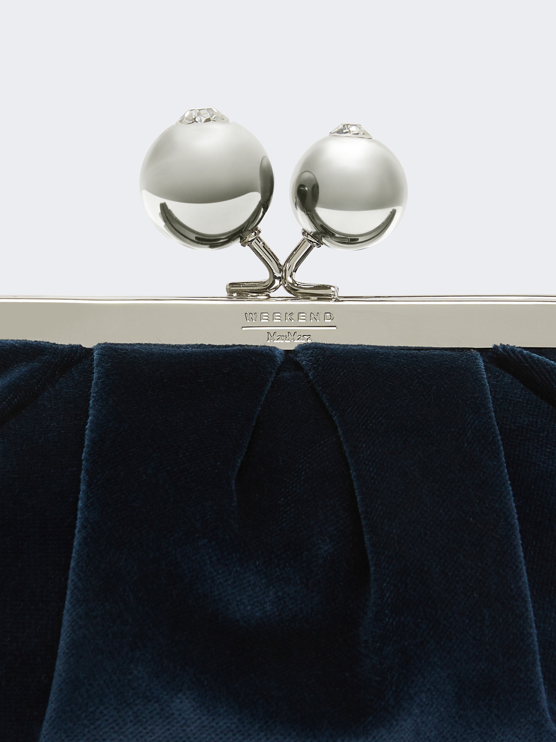 VALANCE Small cotton velvet Pasticcino Bag - 5