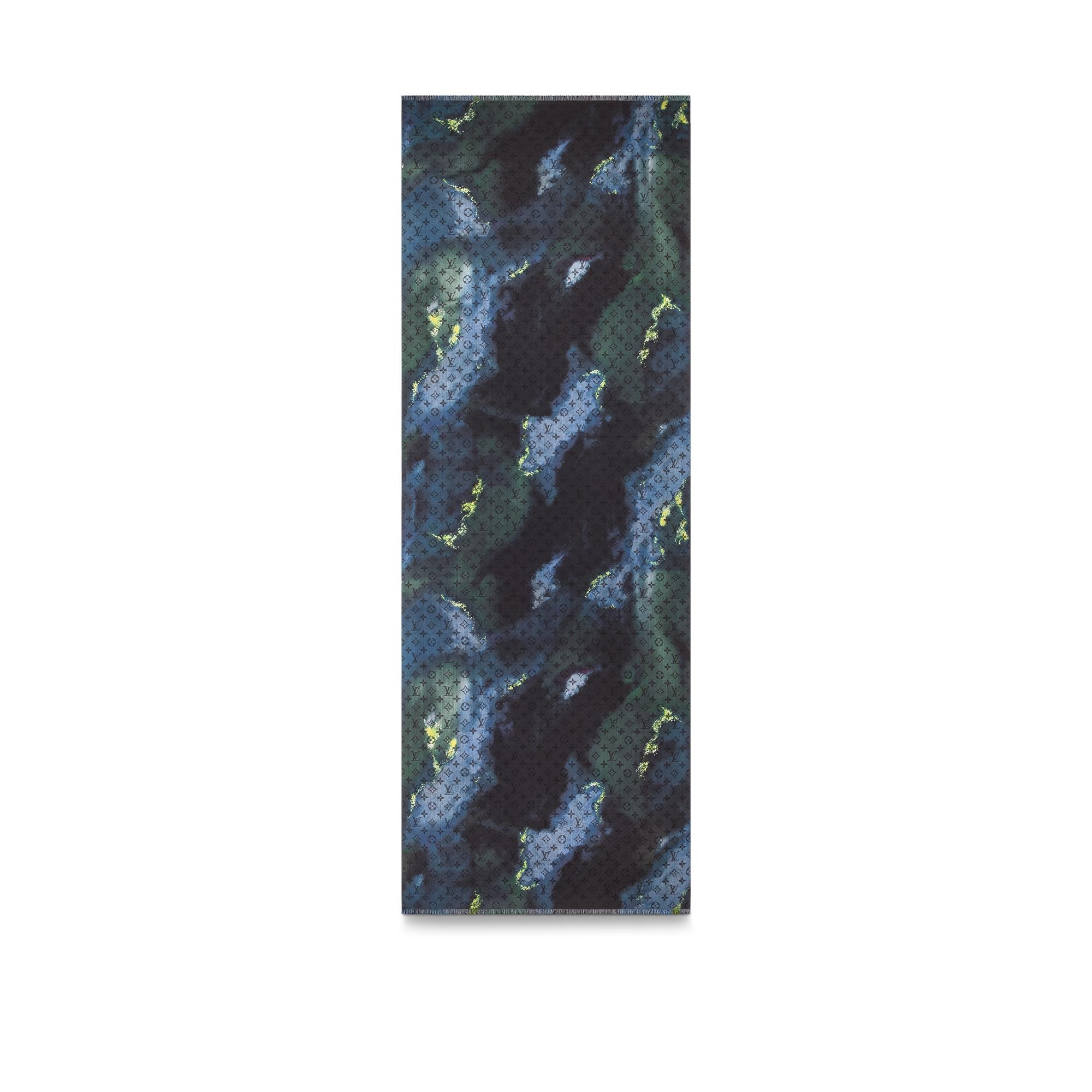 Monogram Tie And Dye Stole - 4