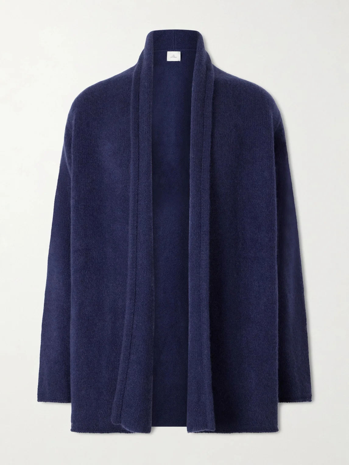 Italy Smoking Shawl-Collar Cashmere Cardigan - 1