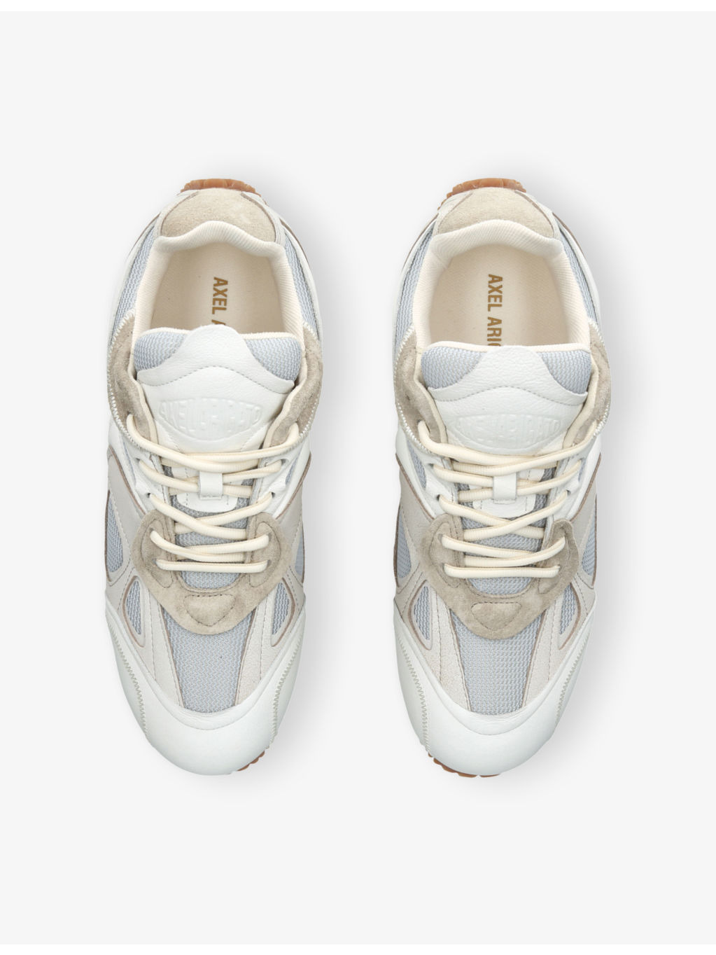 Slow Runner Leather and Suede Trainers - 2