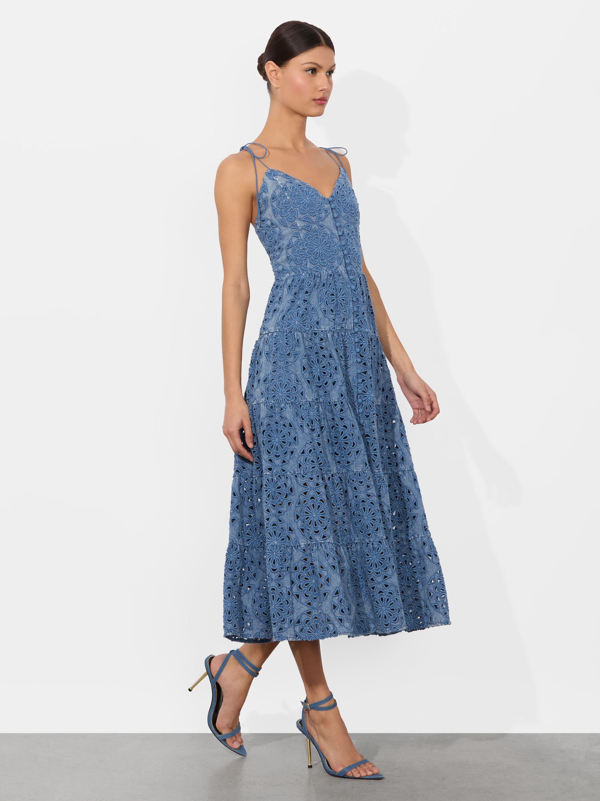 SHANTI TIERED MIDI DRESS - 6