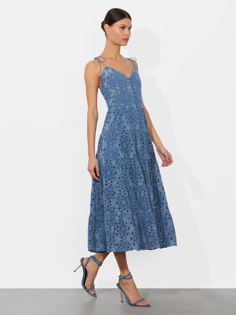 SHANTI TIERED MIDI DRESS 6