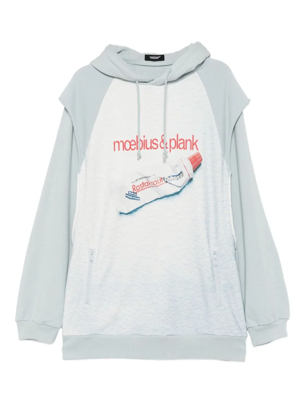 layered details hoodie - 1