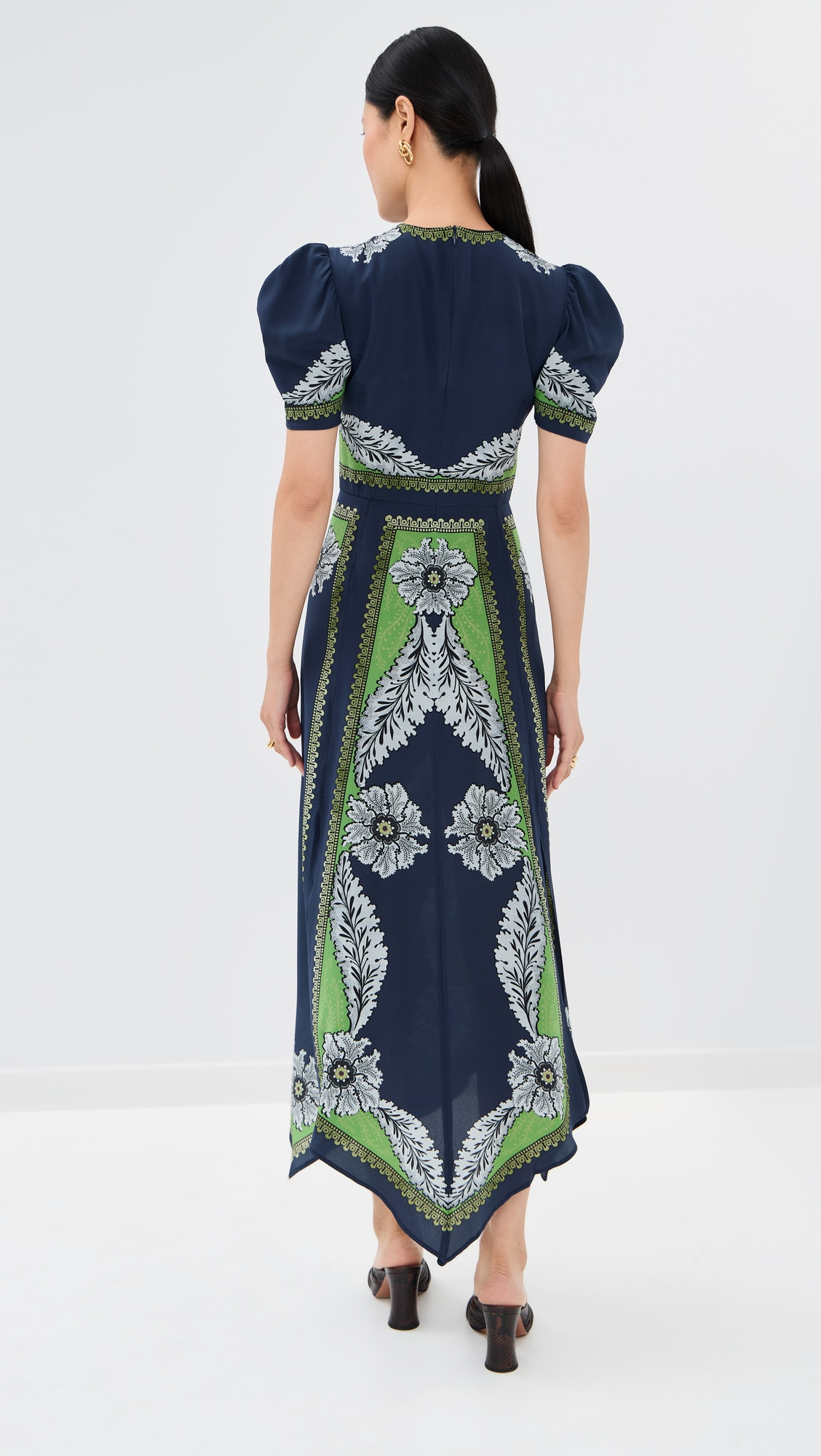 Cherie Silk Scarf Dress - 2
