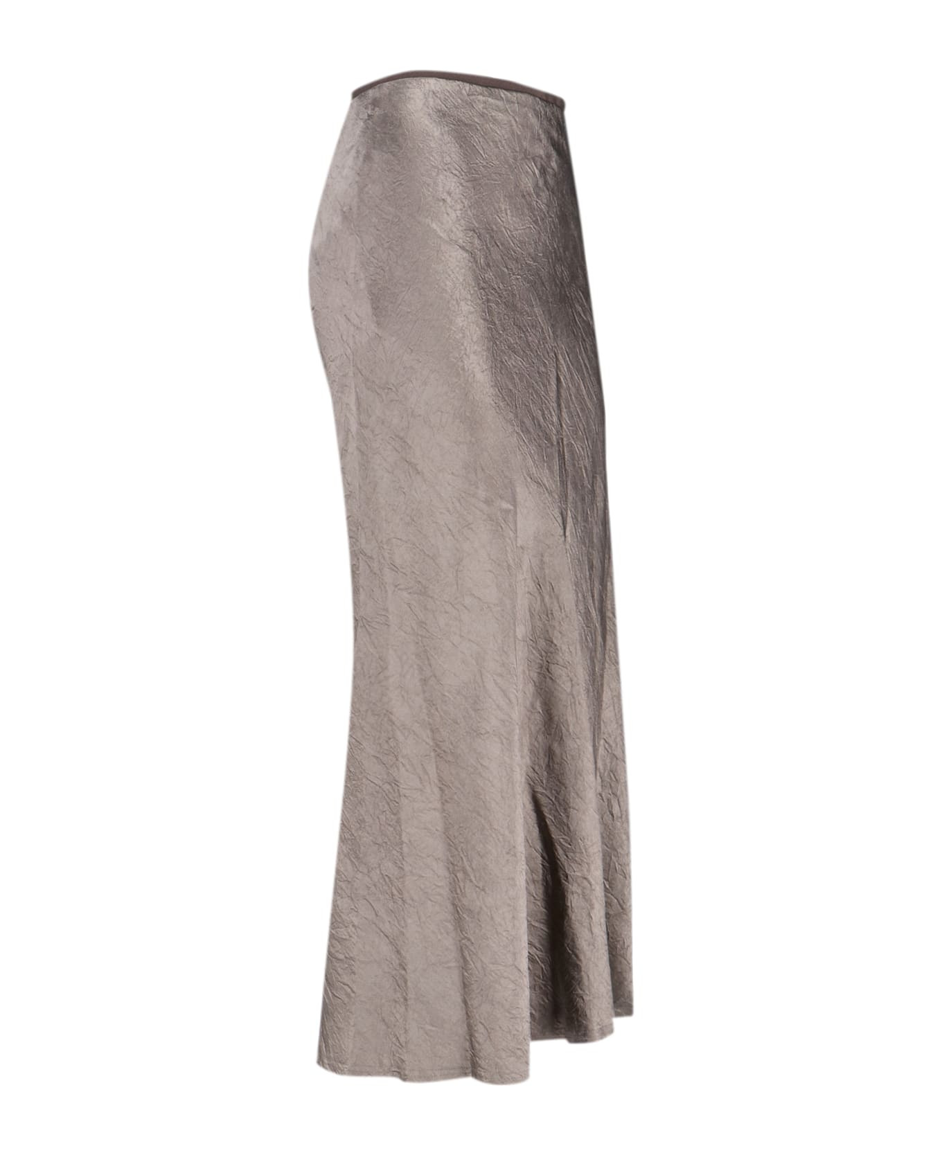Satin Midi Skirt - 3