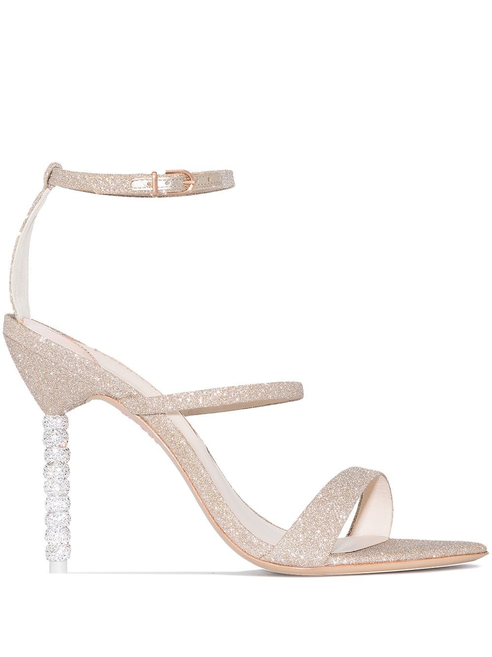 Rosalind 100mm leather sandals - 1