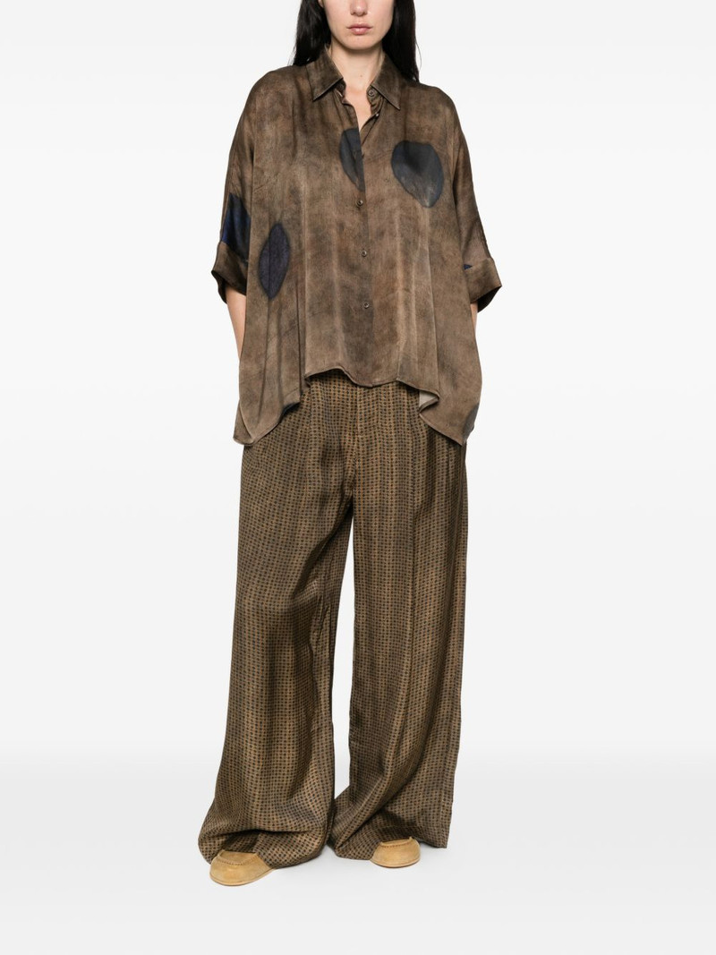 UMA WANG Toto spot button shirt outlook