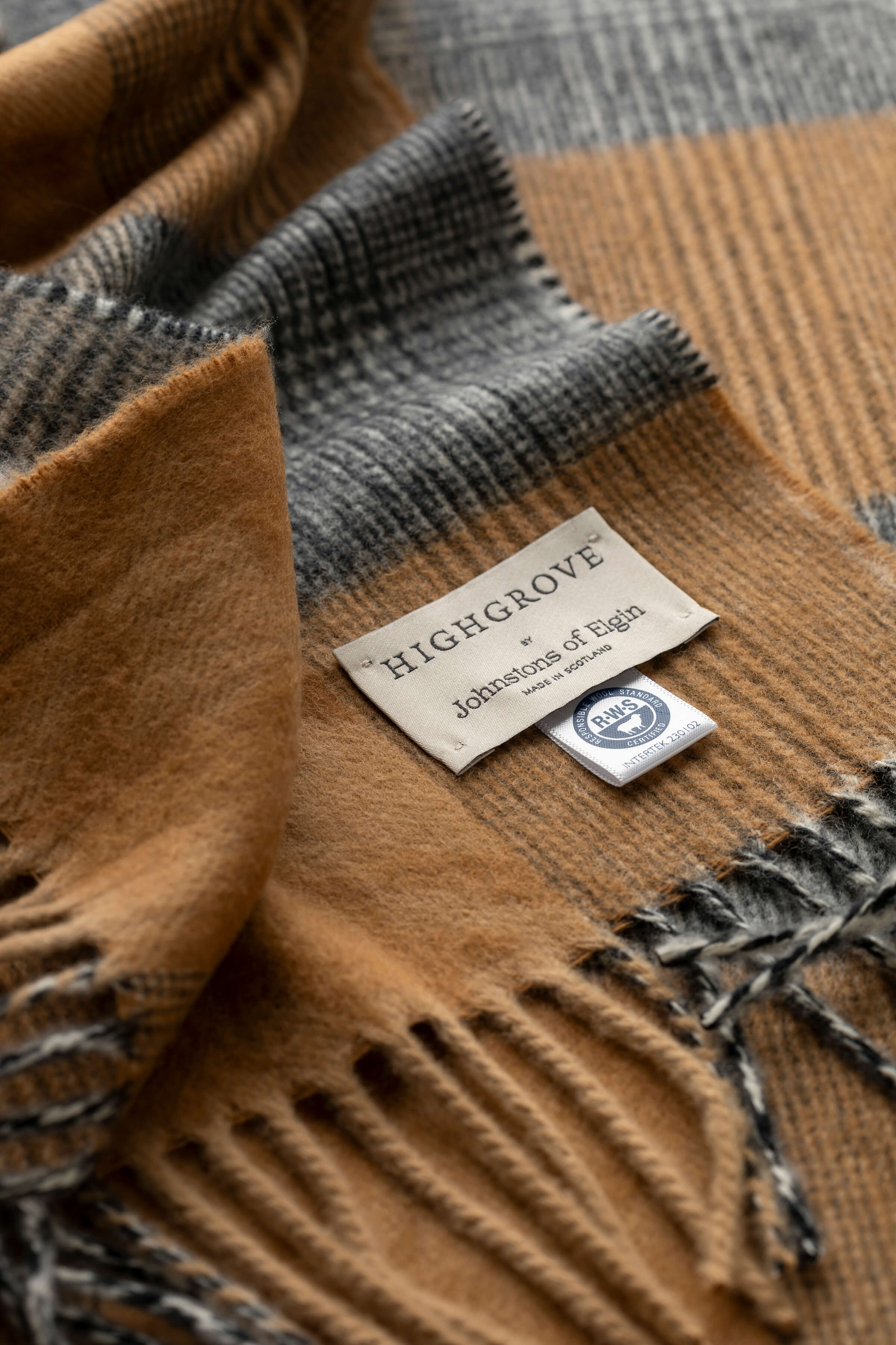 Camel Highgrove Heritage Scarf - 6
