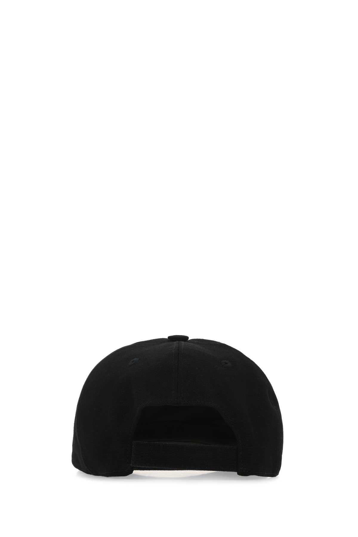 Stella Mccartney Women Black Cotton Blend Baseball Cap - 3