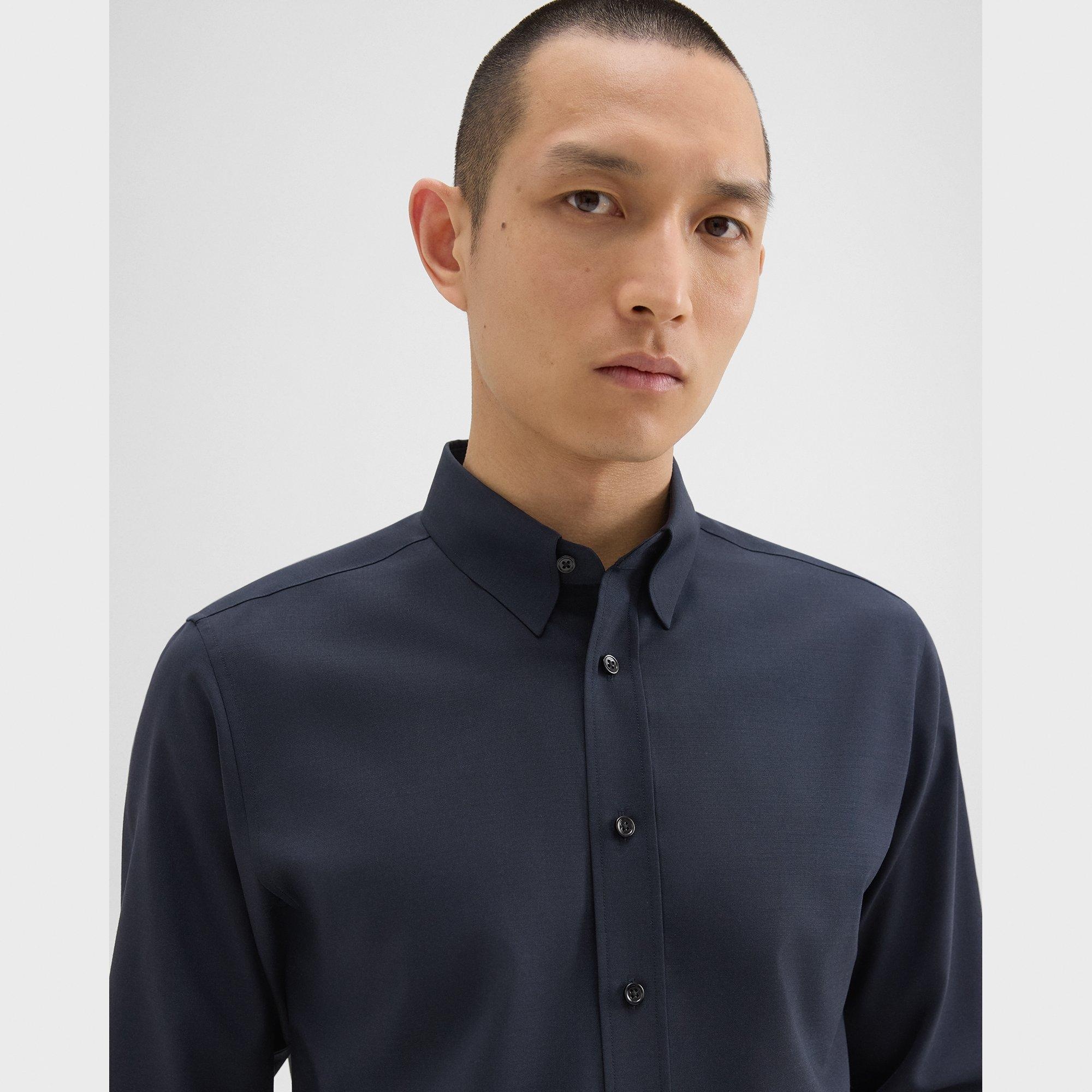 Hugh Shirt in Virgin Wool - 5
