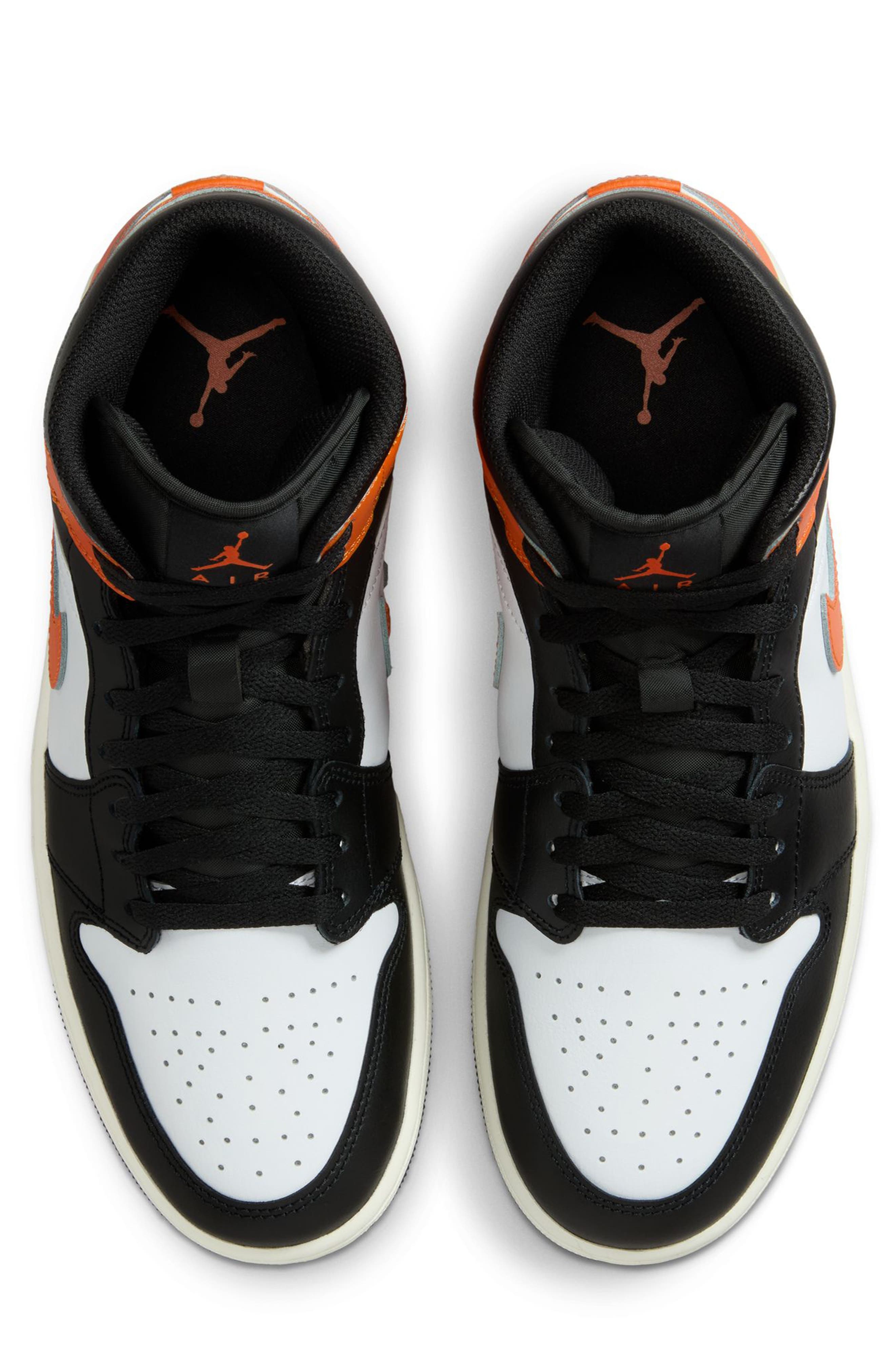 Air Jordan 1 Mid Sneaker in 801 Strfsh/black at Nordstrom - 3