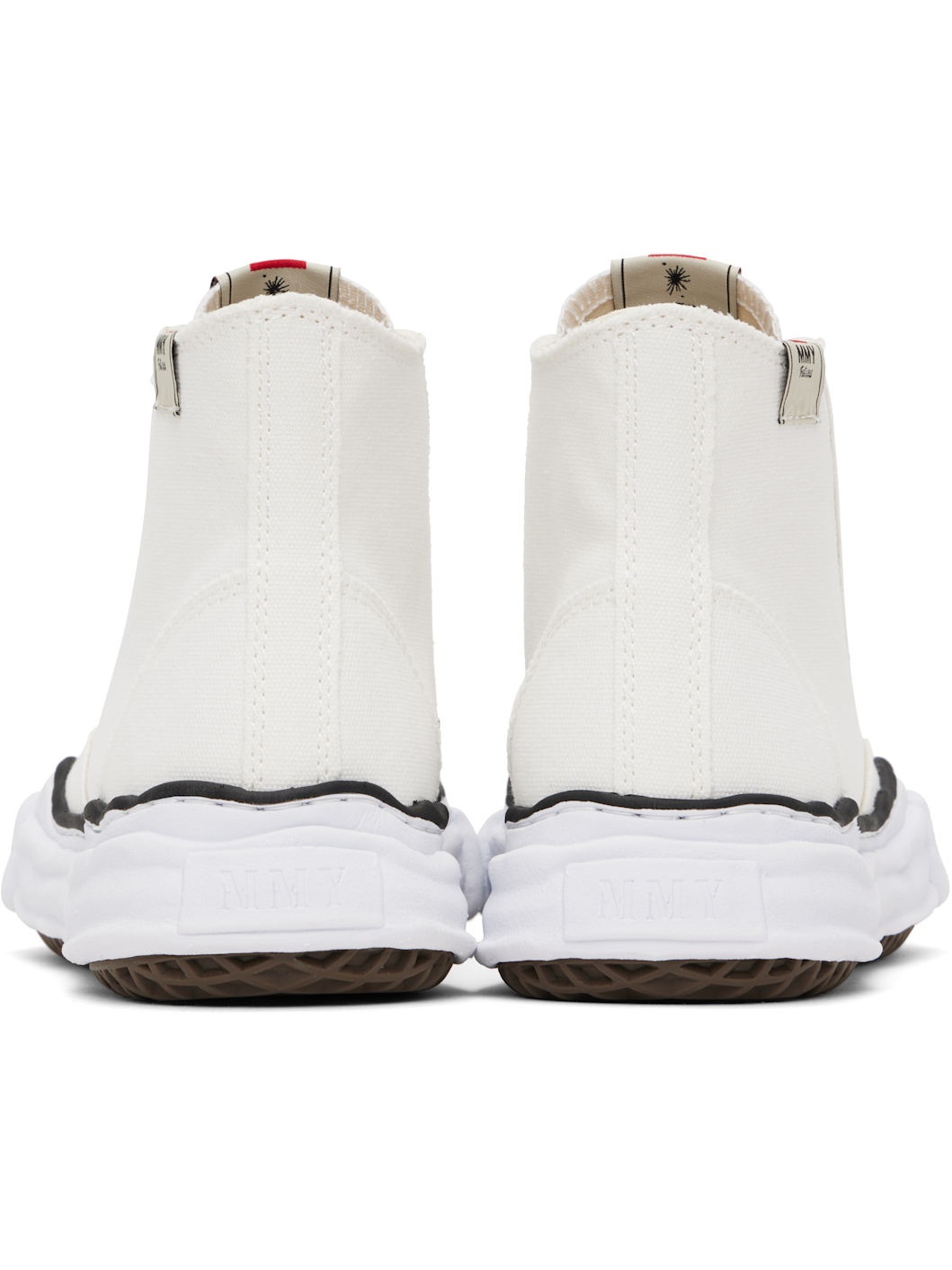 White Peterson OG Sole Canvas High-Top Sneakers - 2