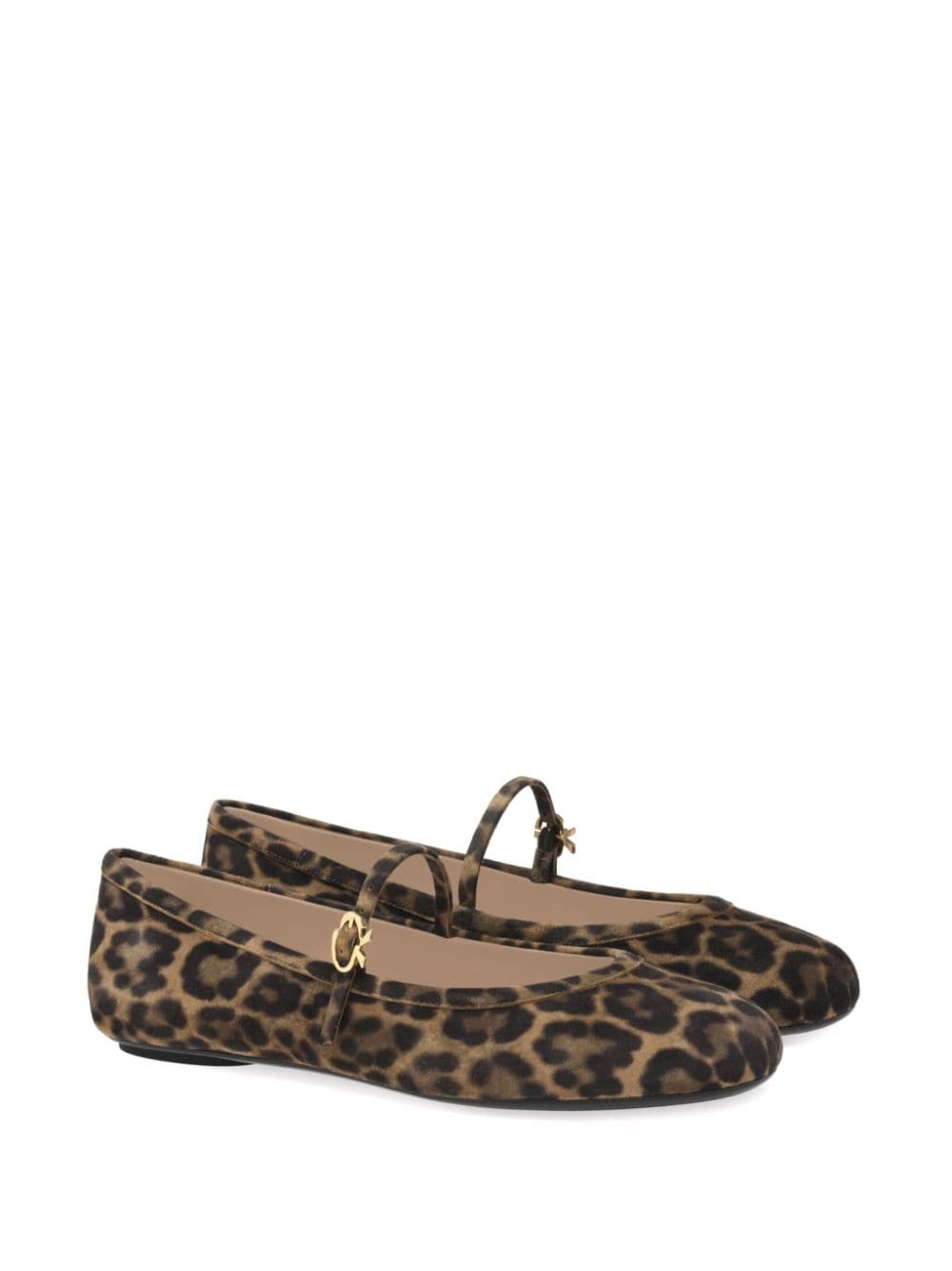 Carla leopard-pattern ballerina shoes - 2