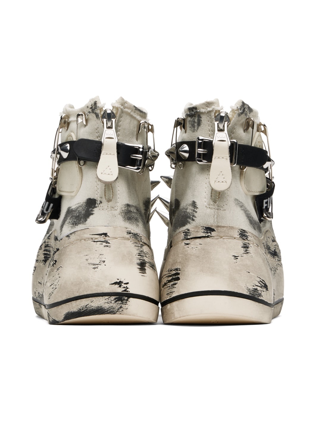 SSENSE Exclusive Off-White Double Grommet Kurt Sneakers - 2