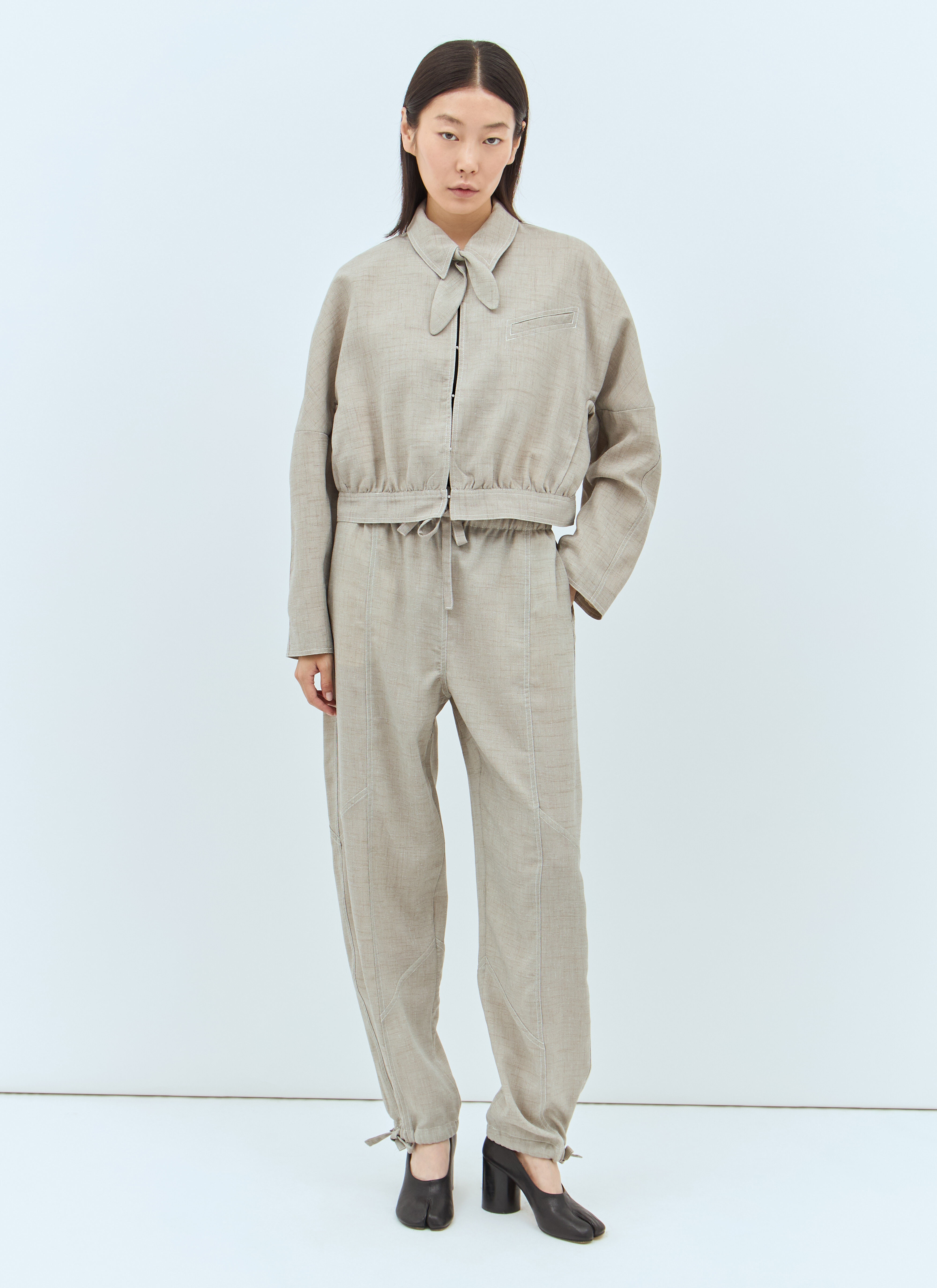 Melange Suiting Pants - 2