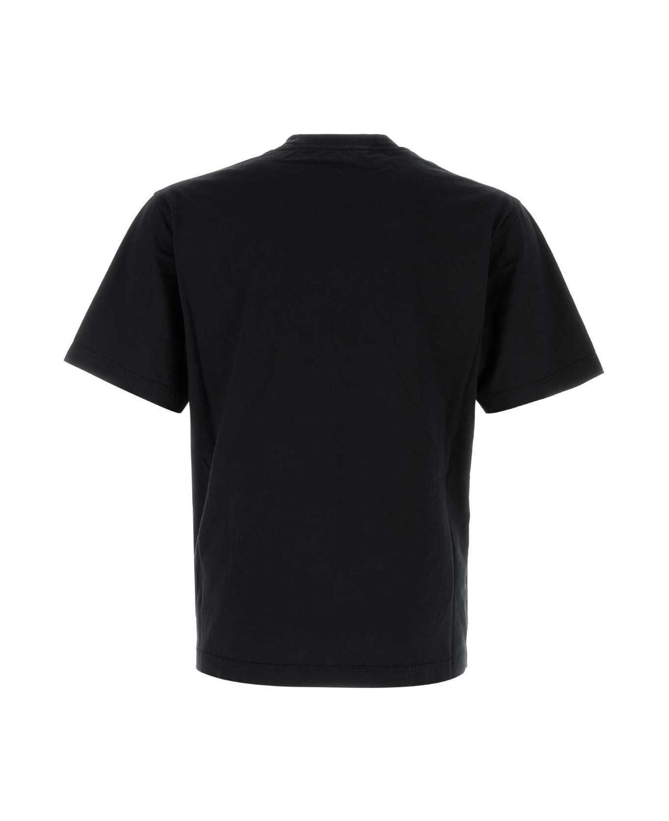 Black Cotton T-shirt - 2