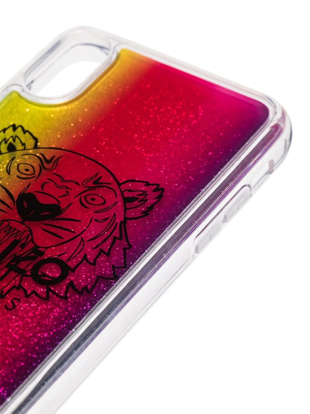 Tiger print glittered iPhone XS Max case - 3