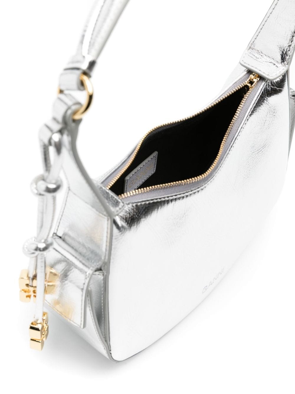 Swing metallic shoulder bag - 5