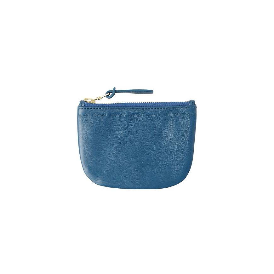 LEATHER WALLET BLUE - 1