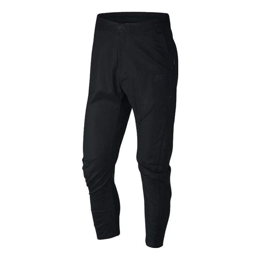 Men's Nike Solid Color Training Sports Pants/Trousers/Joggers Black 886167-010 - 1