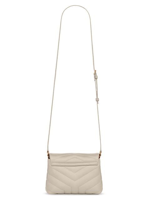 Shop Saint Laurent Mini Loulou Matelassé Leather Shoulder Bag