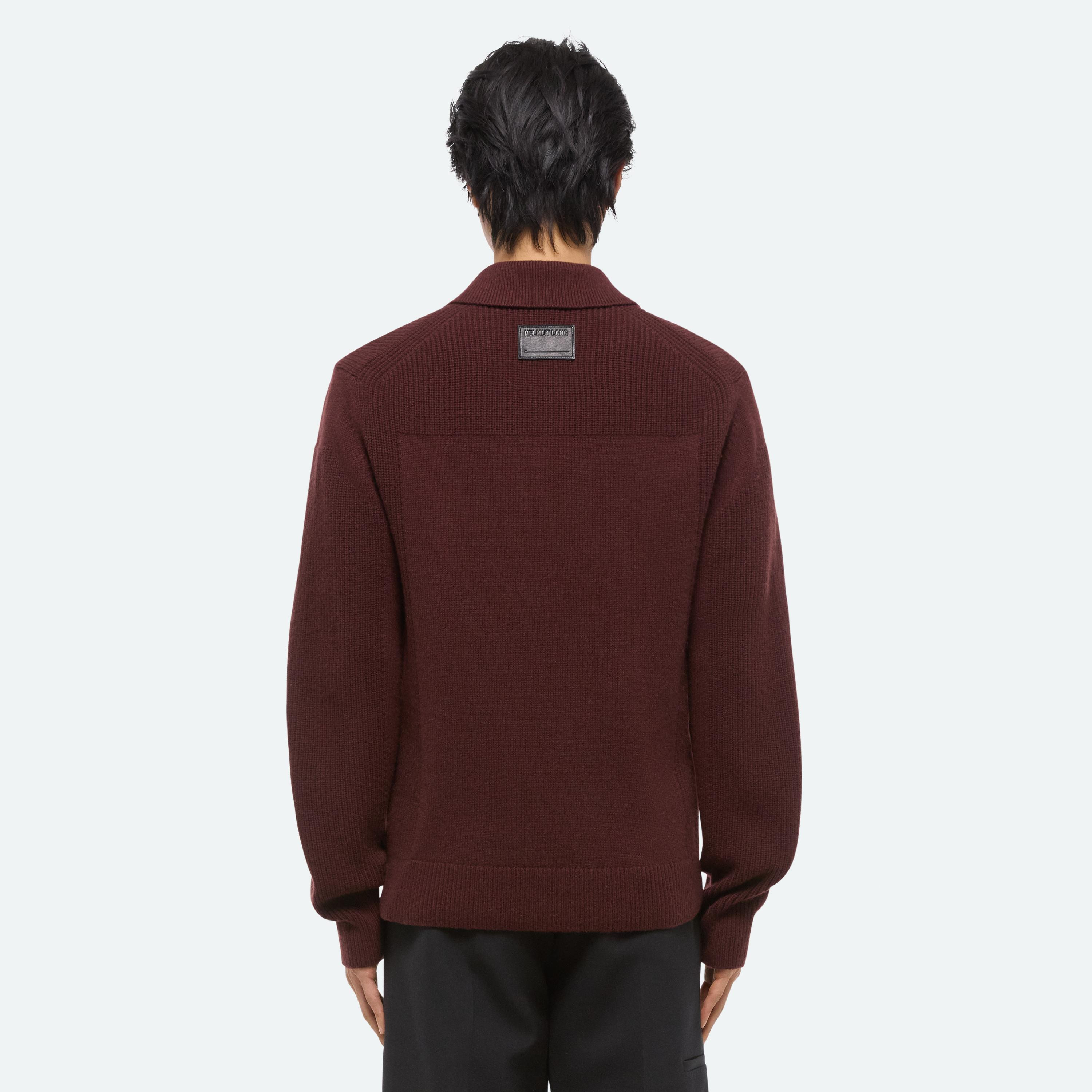 BLOCK POLO SWEATER - 6